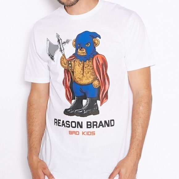 NWT Reason NYC Knight Bear Doc Martens Shirt XXL - Picture 1 of 6